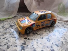 MODELLINO AUTO BURAGO PEUGEOT 205 TURBO 16 1/43 DIE CAST  VINTAGE