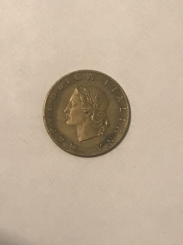 1957 italy lire coin - 1957,