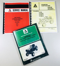 Lotto Allis Chalmers serie 700 ricambi operatori set manuale trattore giardino