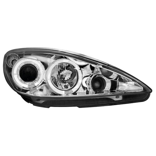 Fari led angel eyes cromati - 2,