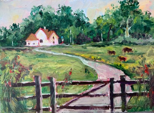 Quadro originale cottage arte