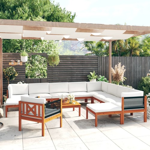 Set divani massello acacia - divani,