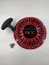 Avviamento a rinculo Honda GX120 28400-Z4M-306ZB e bulloni NUOVO OEM - ROSSO originale