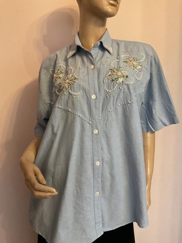 Camicia donna oca dorata - , blu