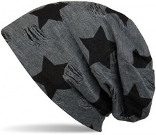 Cuffia beanie con stelle e