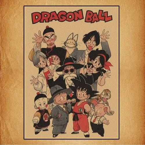 Poster gruppo dragon ball goku - gruppo,