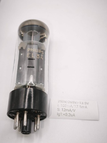Nos el34 philips blackburn - philips,