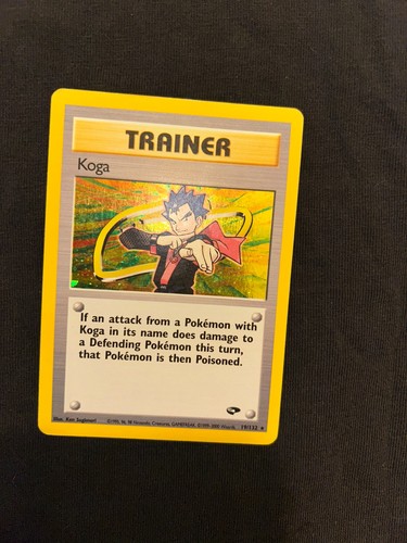 Carta pokemon trainer koga - pokemon,