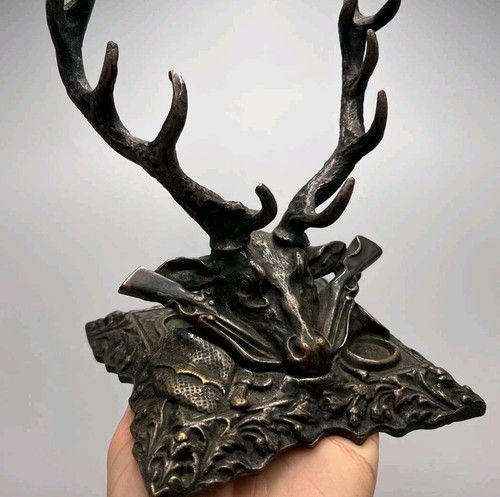 Trofeo testa cervo figura - trofeo,