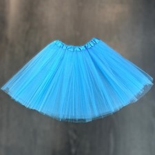 Gonna in tulle blu bambino 40