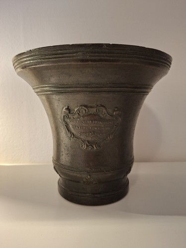 Mortaio antico bronzo da - mortaio,