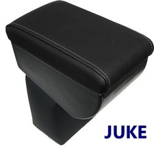 Bracciolo Premium per NISSAN JUKE 2010-2019 NERO +CUCITURE col. GRIGIO/ARGENTO-@