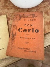  Antichi libretti d'opera Giuseppe Verdi, Wagner Edizioni Ricordi-Milano