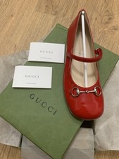Ballerine Gucci Vernice Rosso