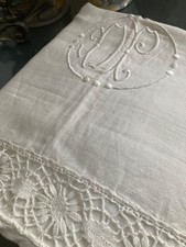 Antico lenzuolo lino francese