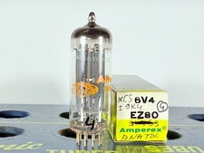 Amperex 6v4 ez80 made - amperex, in