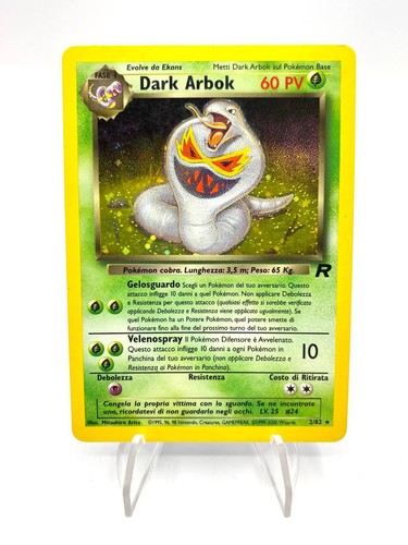 Carta pokemon dark arbok - dark, 2/82