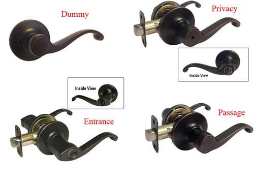 Maniglia per porta bronzo