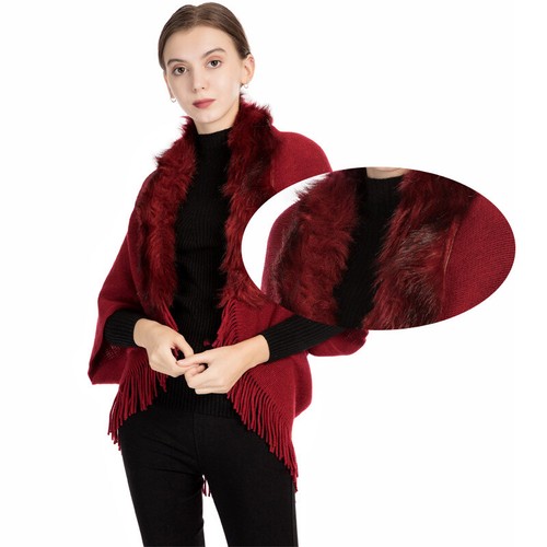 Poncho donna maglia - poncho, in