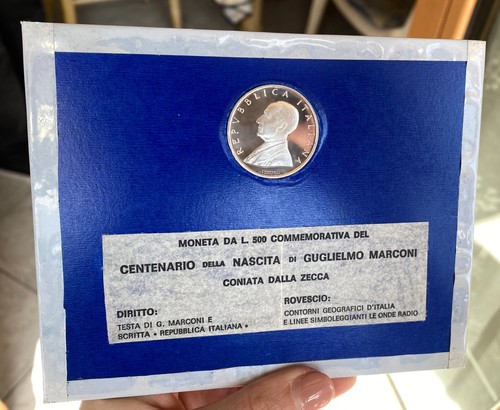 500 lire 1974 marconi - lire,