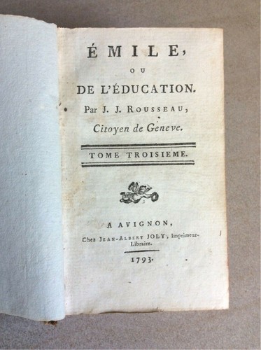 Rousseau emile de - emile,
