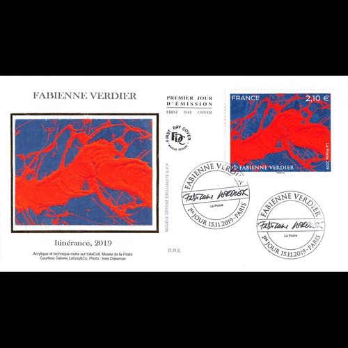 Fdc soie tableau fabienne - fdc,