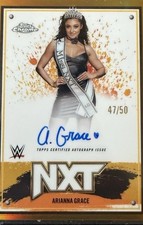 Topps Chrome WWE auto Arianna