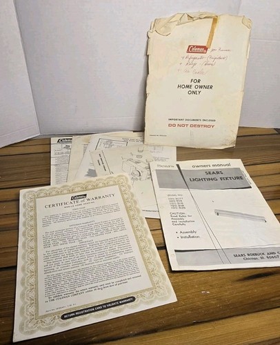 Pacchetto manuale vintage