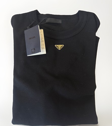 Shirt prada uomo nera logo - uomo,