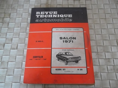 Revue technique chrysler 160 - chrysler,