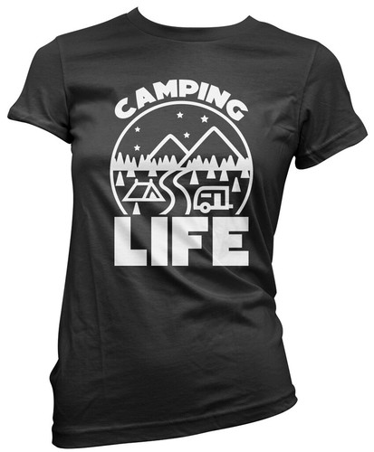 Shirt donna camping life - camping,