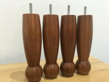 4x Piedini per Mobili in Legno