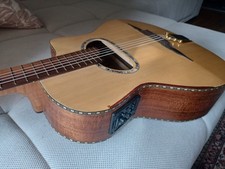 Chitarra Gypsy Jazz con pickup; riproduzione di Selmer o Macaferri "Django"