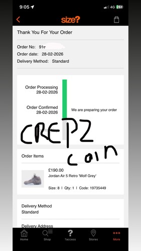Air jordan retro - 5, wolf