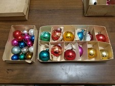 Lotto Palline Di Natale Vetro Vintage