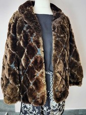 Pelliccia originale di Castorino in stile Vintage
