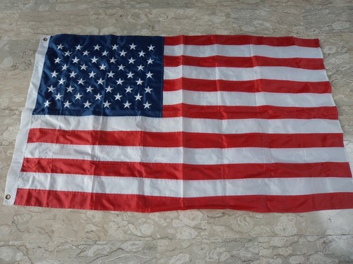 Bandiera americana ricamata - bandiera,