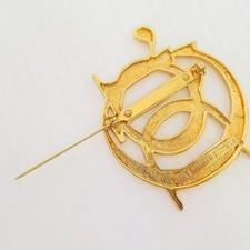Christian Dior Logo Spilla