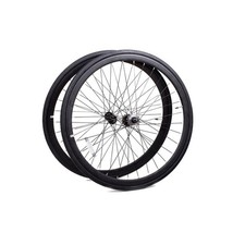 coppia ruote 700c scatto fisso pista 30mm flip flop nero 6KU Bicicletta