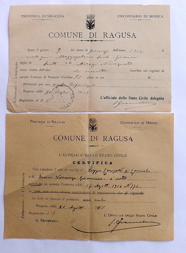 Certificati nascita - n., di