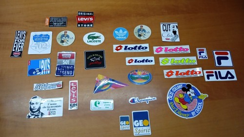 Stock lotto adesivi - lotto, vintage