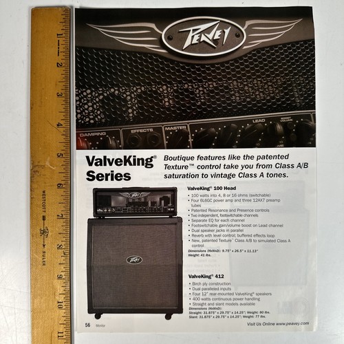 Amplificatore peavey valveking - amplificatore,