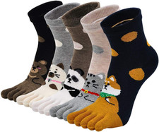 Donna Calzini Con Dita