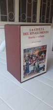 LA CIVILTA' DEL RINASCIMENTO Storia e cultura Cofanetto Laterza 1991