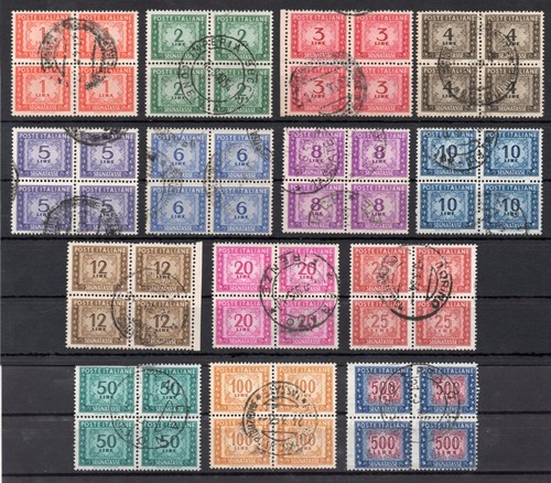 Italia 1947 segnatasse serie - 1947,