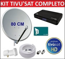 Kit Parabola Satellitare 80 Cm