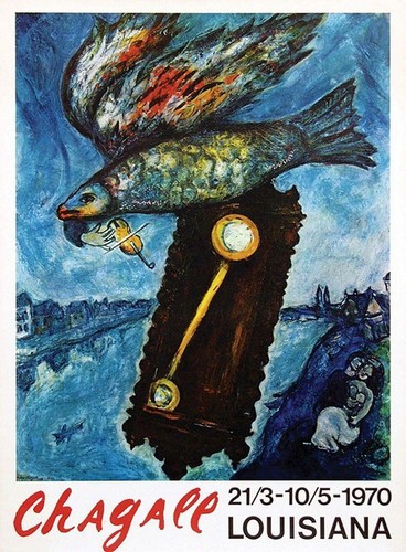 Poster vintage marc chagall - poster,