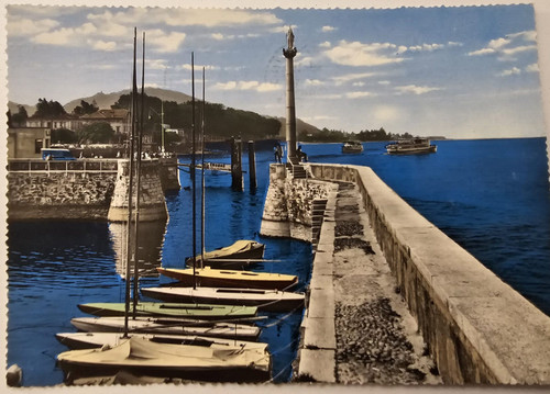 Cartolina anni lago - cartolina, 60
