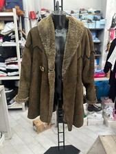 Dibi Montone Shearling Usato Uomo man Tg42 Verde LLV613