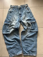 Pantaloni Jeans Baggy in Denim
